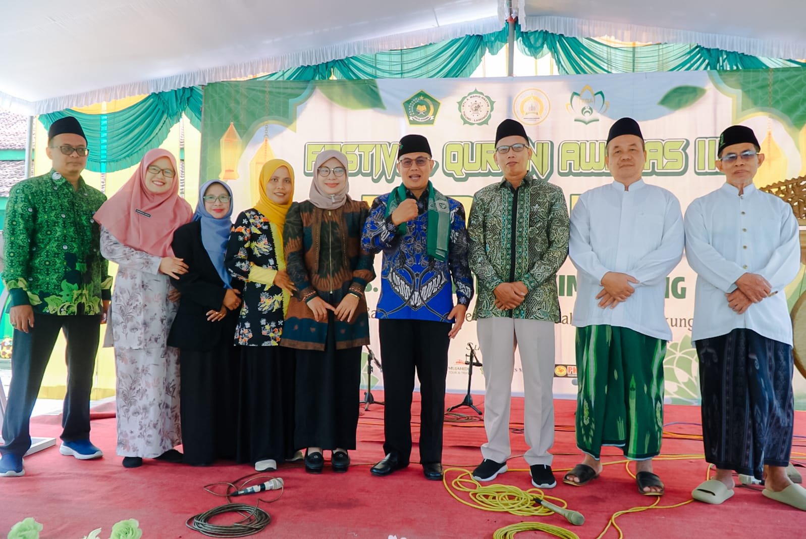 Ketua PC Pergunu Lamongan Hadiri Pembukaan Festival Qurโani Awahas (FQA) III di Tikung Lamongan
